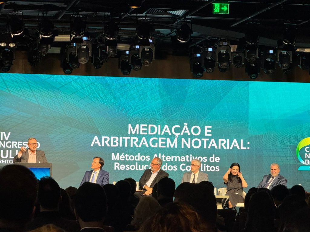 Professor Marco Tura fala sobre a arbitragem e a mediação no Congresso Paulista do Notariado